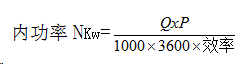 風機內功率（lǜ）計算公（gōng）式